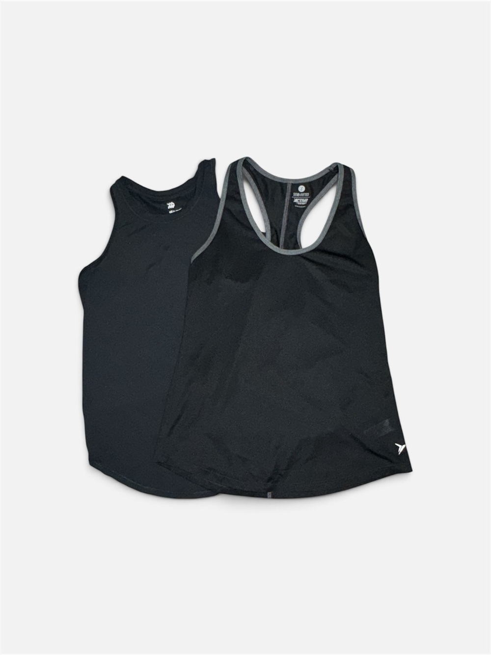 all in motion Women's Black Muscle Tank Tops - Pack of 2